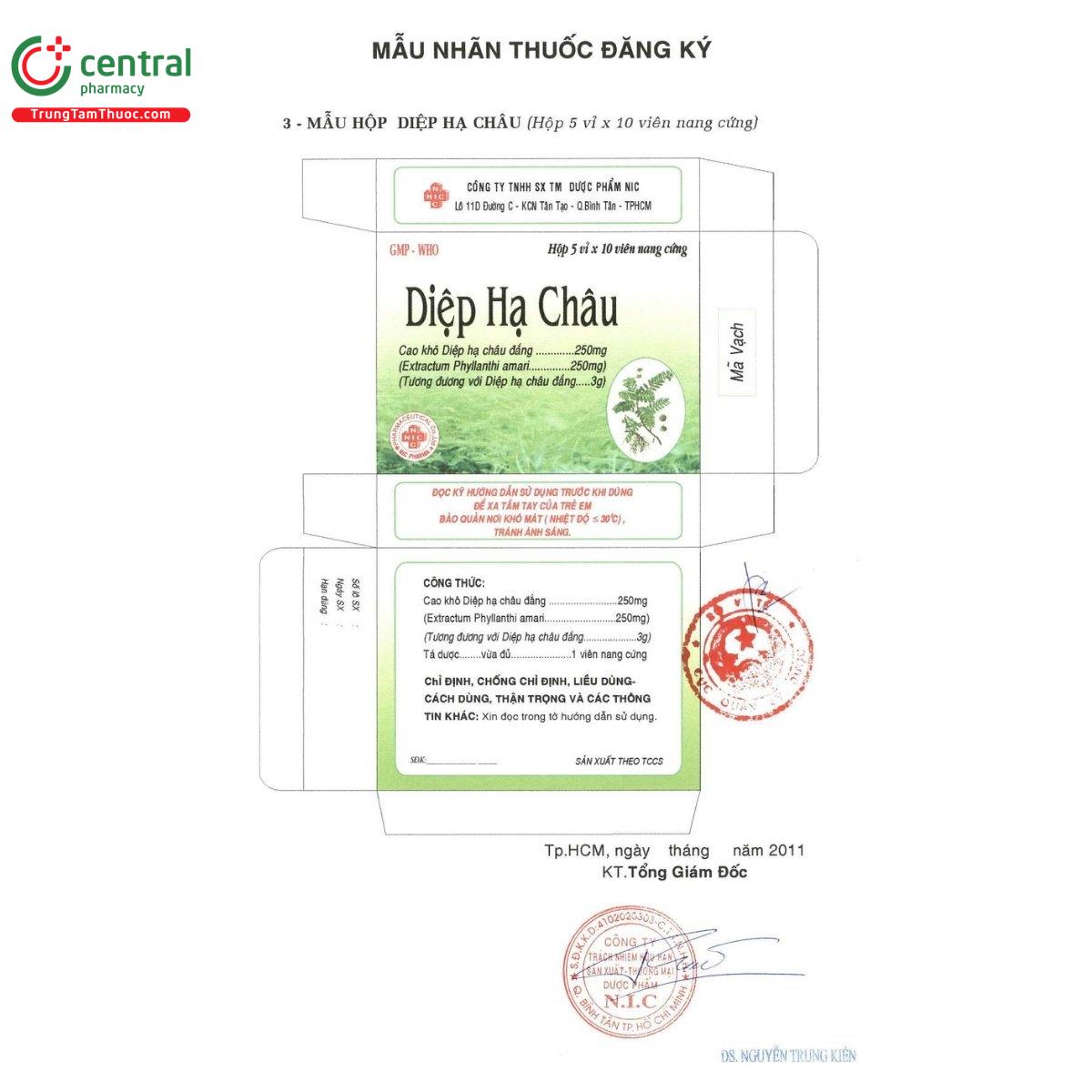 diep ha chau nic pharma 8 G2107 diep ha chau nic pharma 8 G2107