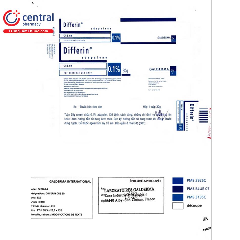 differin cream 30g 01 K4522