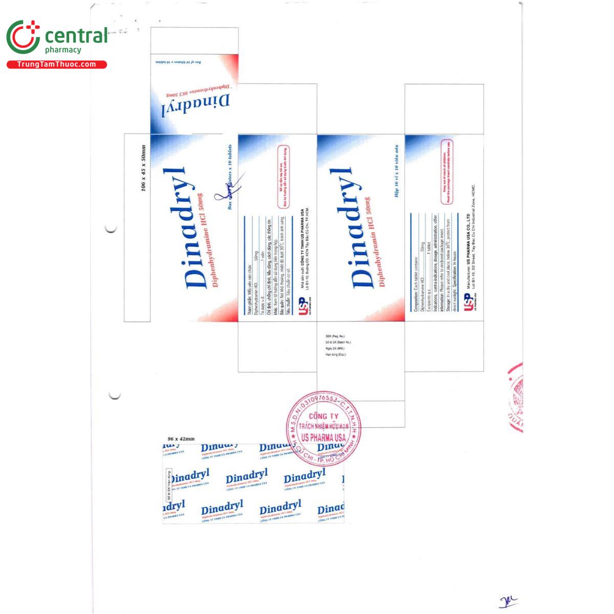 dinadryl 50mg 6 E1086 dinadryl 50mg 6 E1086