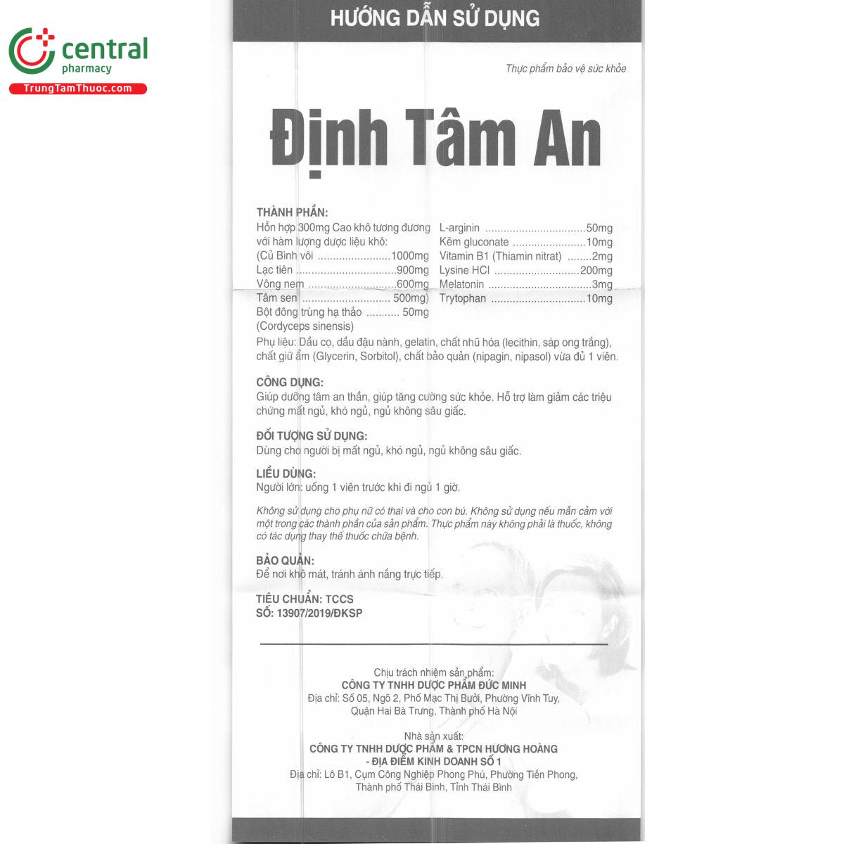 dinh tam an duc minh pharma 10 S7113