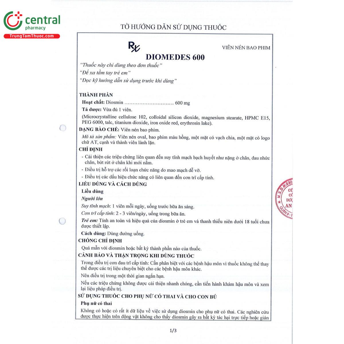 diomedes 600mg 8 P6518