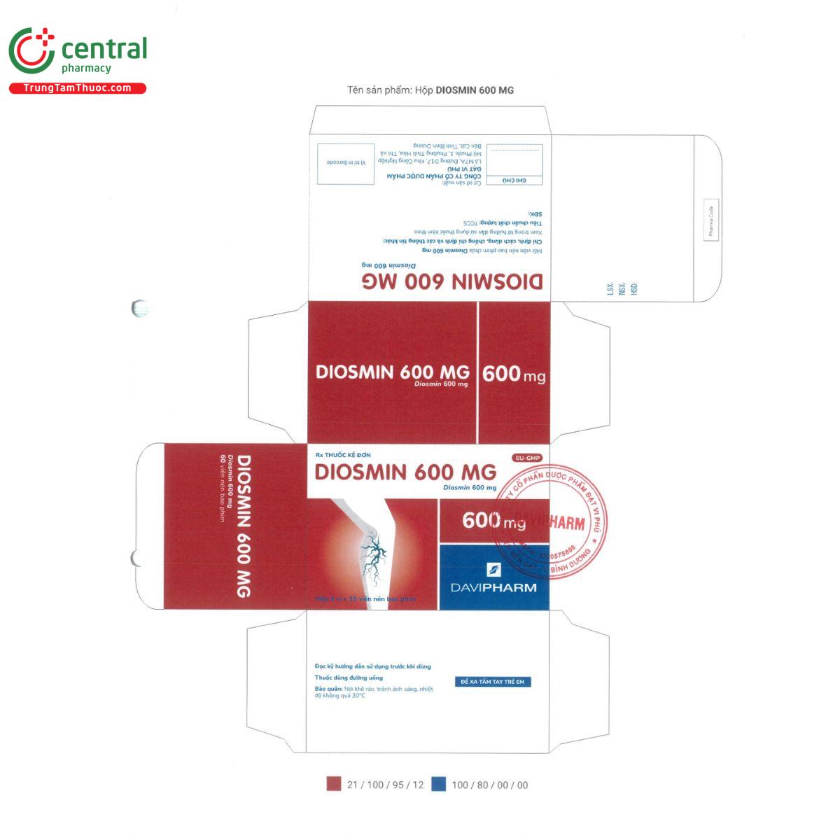 diosmin 600mg davipharm 3 S7743 diosmin 600mg davipharm 3 S7743