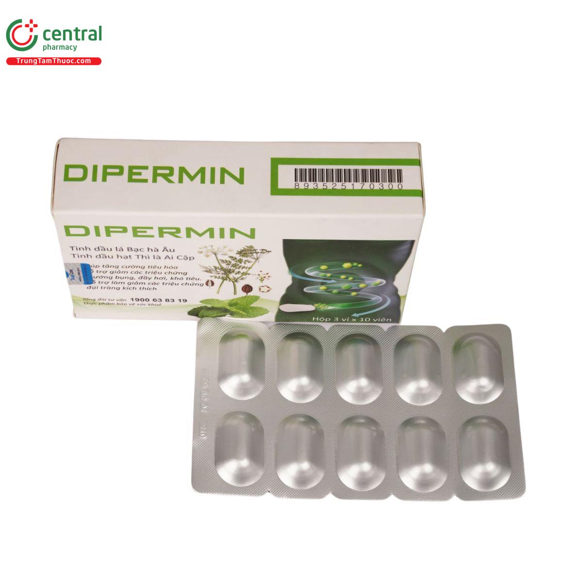 Devamin Plus Thuốc Dipermin hỗ trợ giảm đầy hơi, chướng bụng, khó tiêu