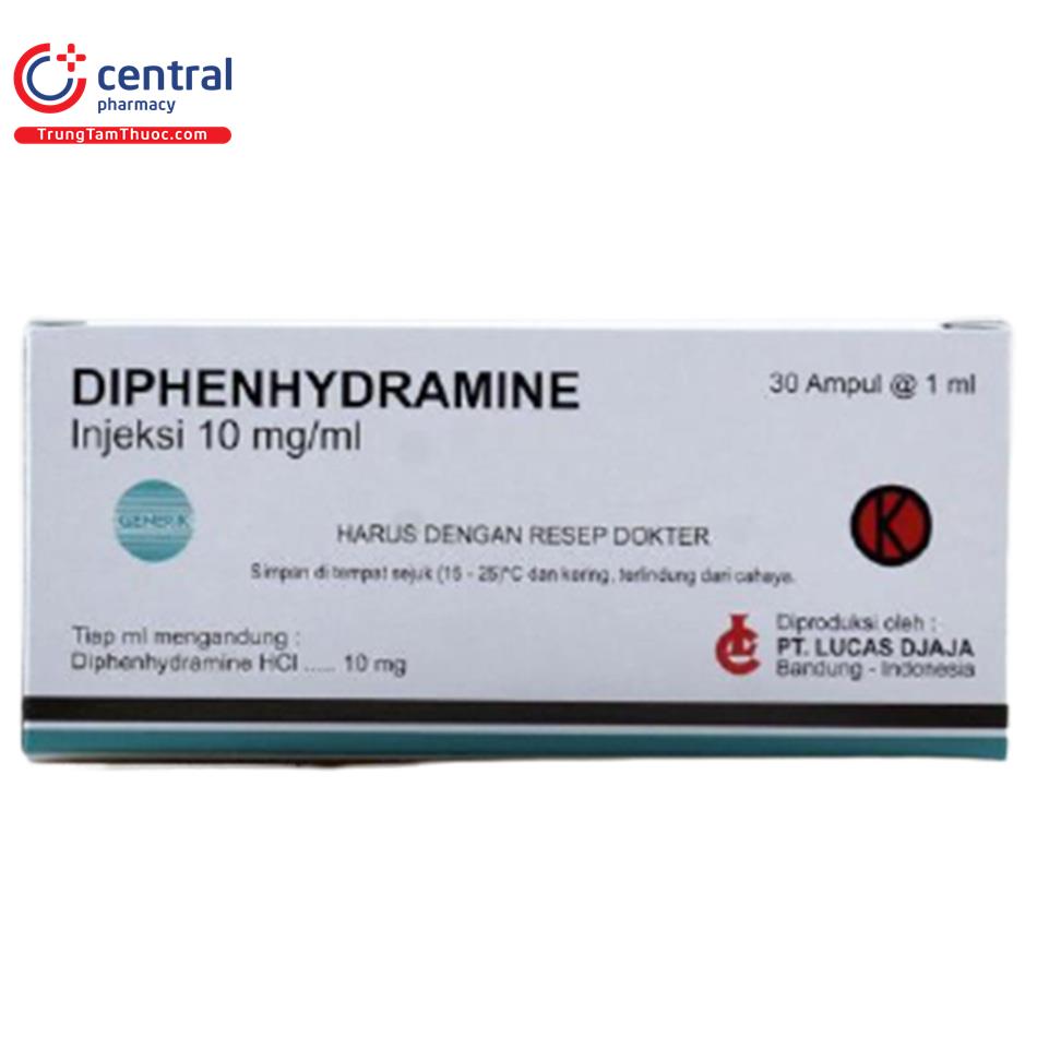 diphenhydramine 10mg 1ml 2 Q6668