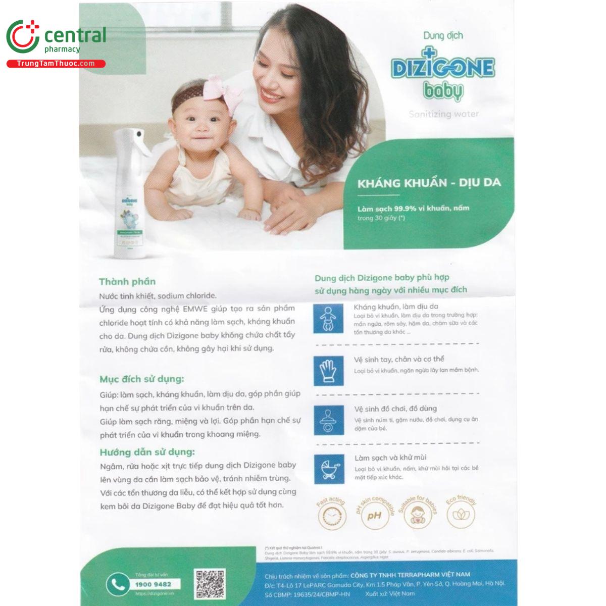 dizigone baby sanitizing water 12 O5385