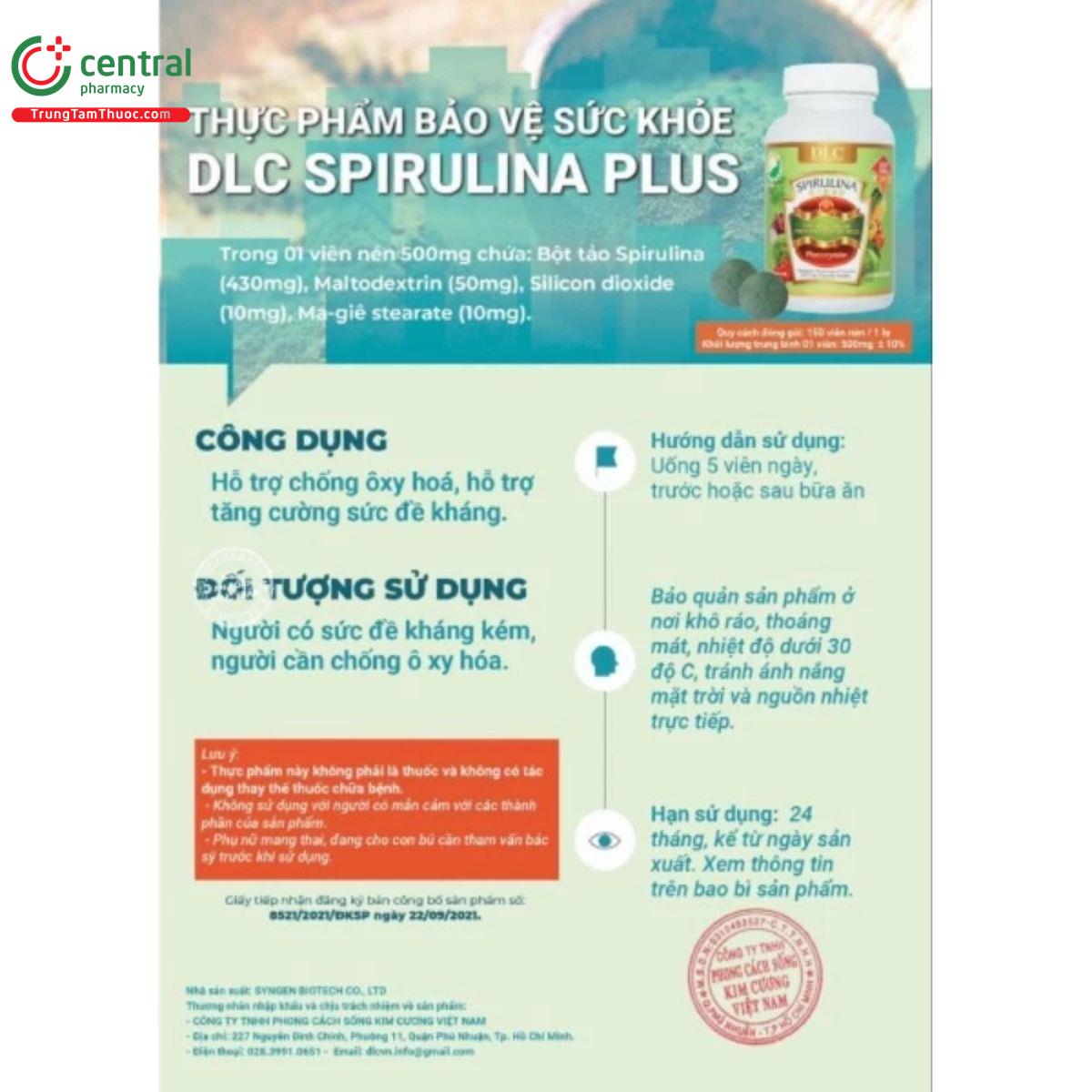 dlc spirulina plus 1 B0534