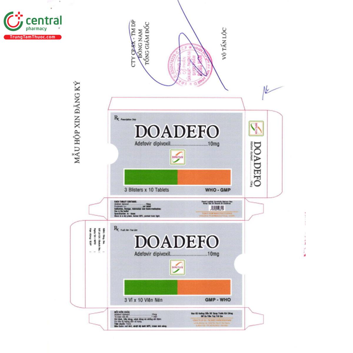 doadefo 10mg 5 D1006 doadefo 10mg 5 D1006