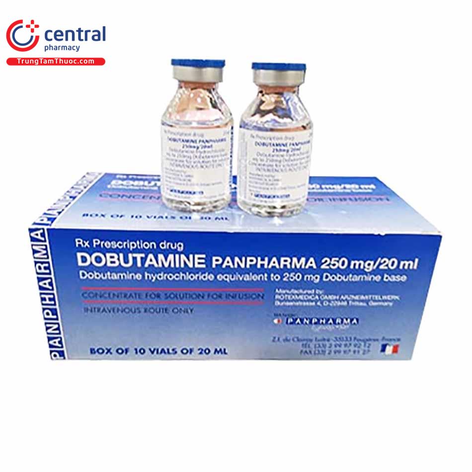 dobutamine panpharma 250mg2ml 5 B0645