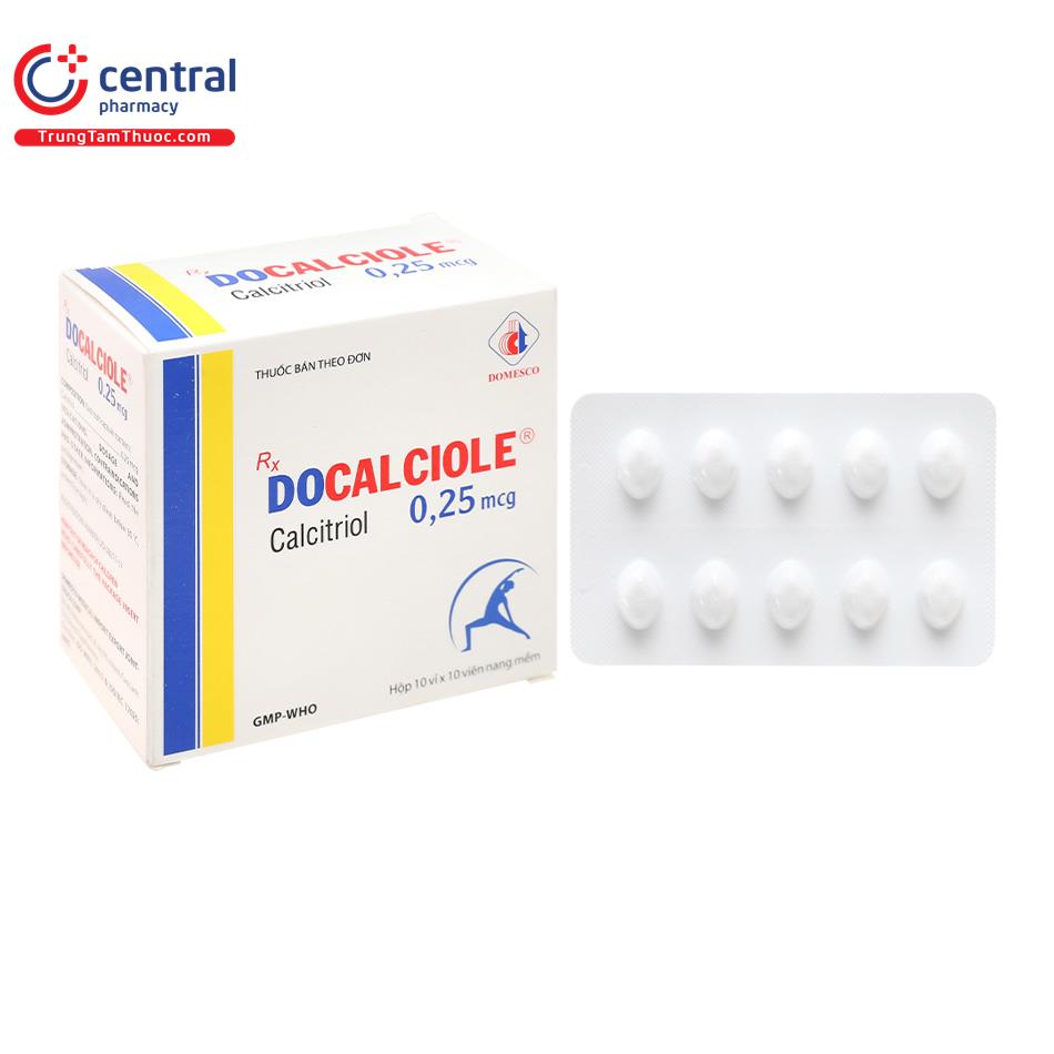 [CHÍNH HÃNG] Thuốc Docalciole 0.25mcg - điều trị loãng xương