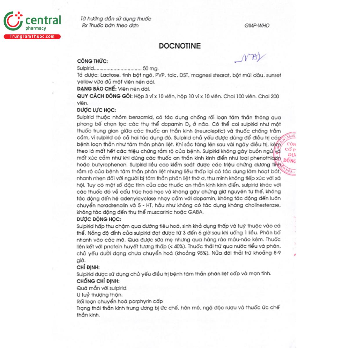 docnotine 50mg 7 B0330 docnotine 50mg 7 B0330