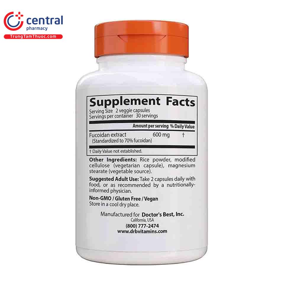 doctors best fucoidan 70 5 L4837