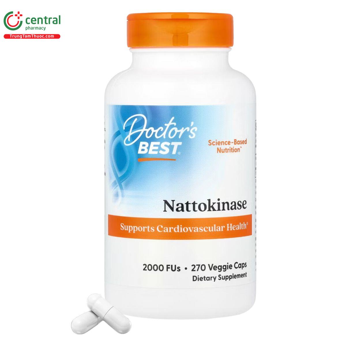 doctors best nattokinase 2000 fus 7 B0440