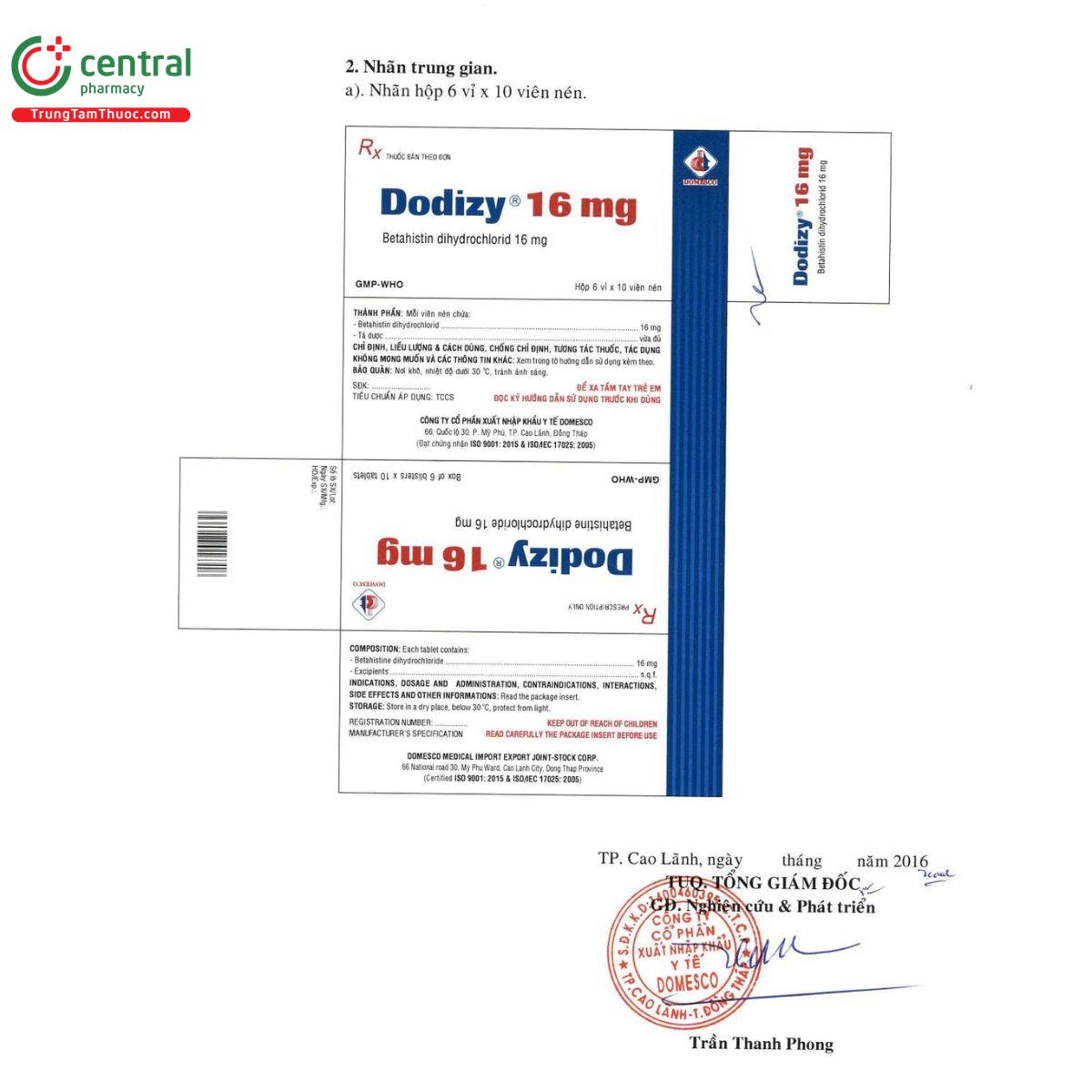 dodizy 16mg 5 C0118 dodizy 16mg 5 C0118