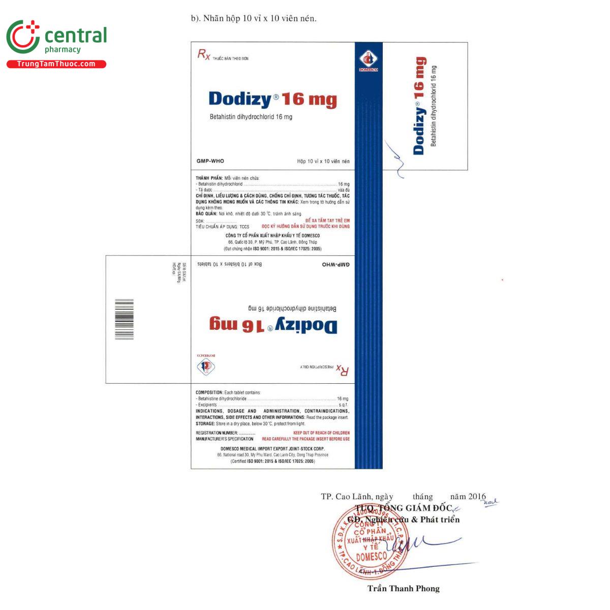 dodizy 16mg 6 D1255 dodizy 16mg 6 D1255