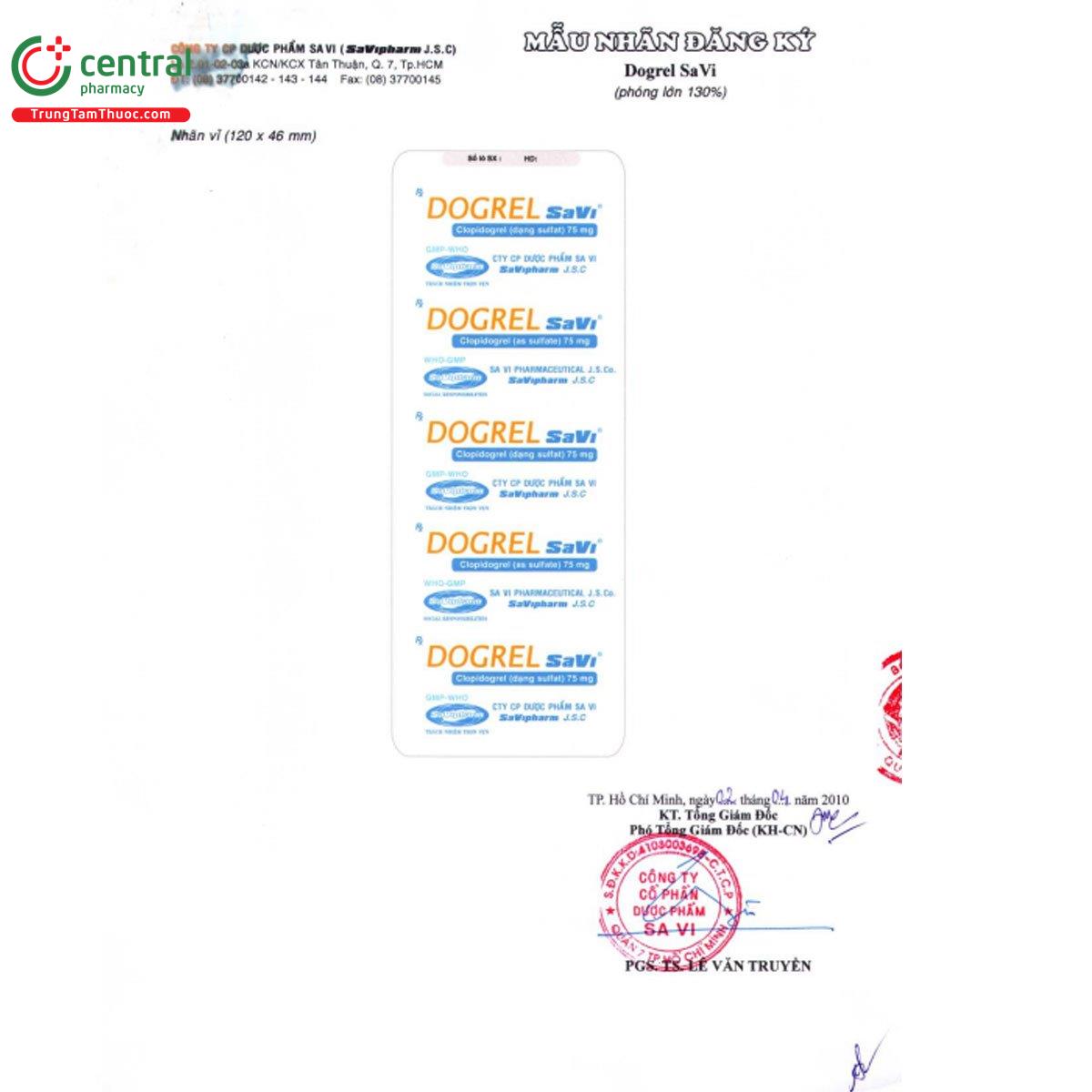 dogrel savi 75mg 11 K4770