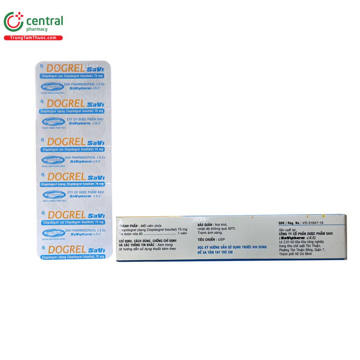 dogrel savi 75mg 3 C0437