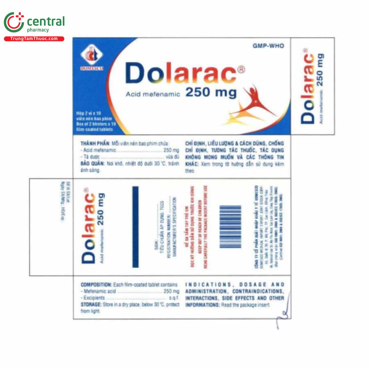 dolarac 250 mg 4 T7834 dolarac 250 mg 4 T7834