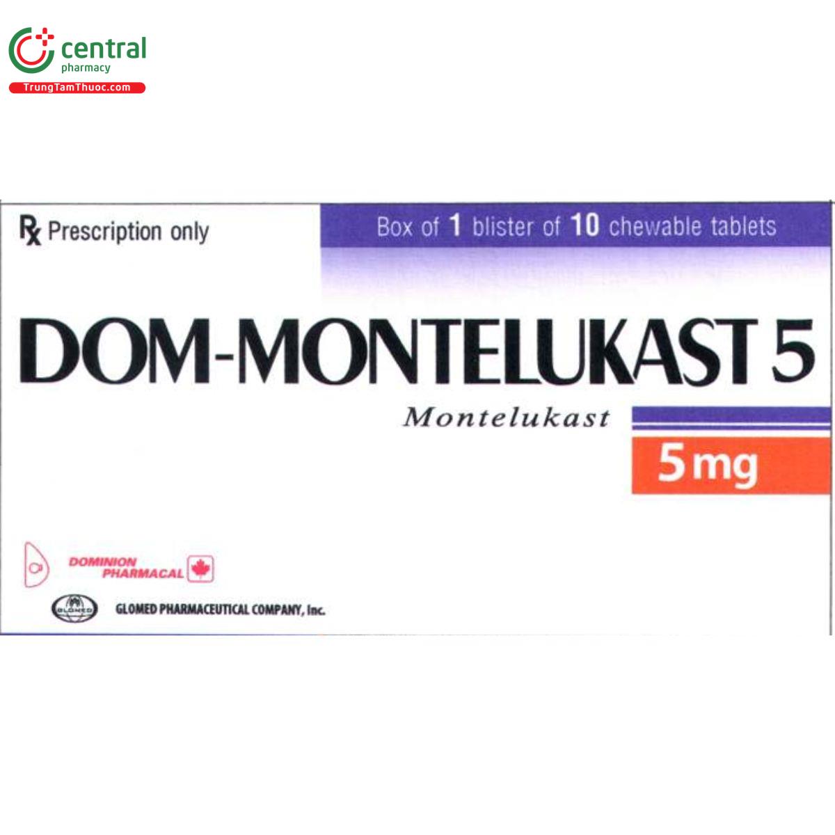 dom montelukast 5 6 G2762 dom montelukast 5 6 G2762