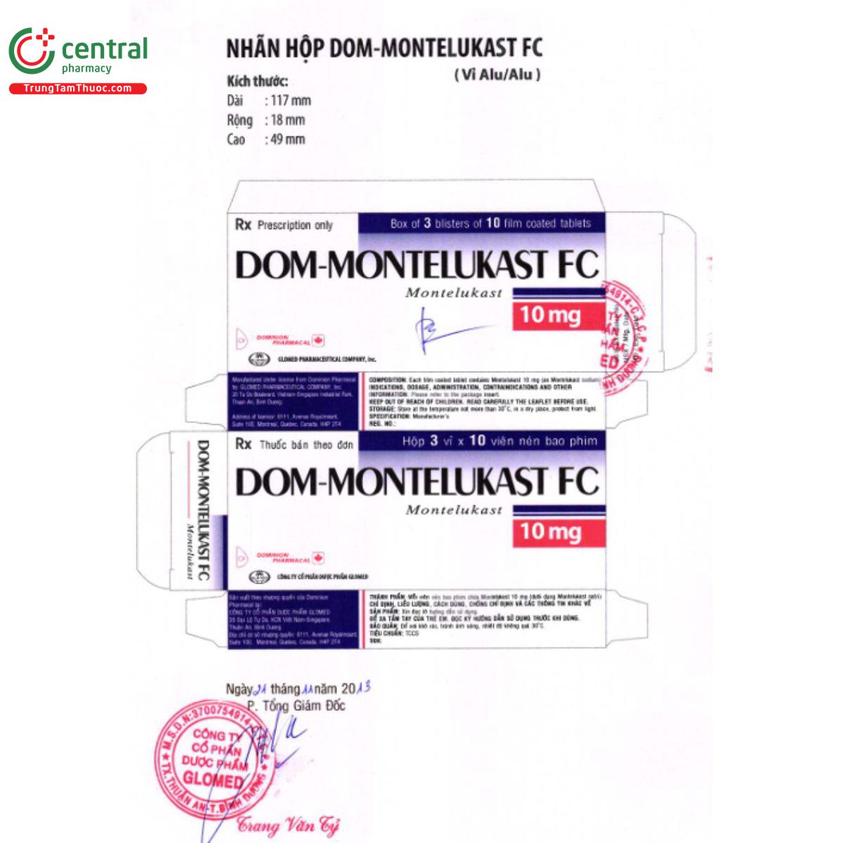 dom montelukast fc 3 C1061 dom montelukast fc 3 C1061