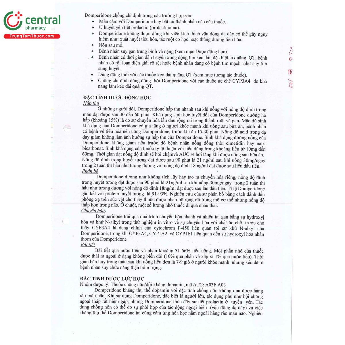 domidone 10mg 3 M4661