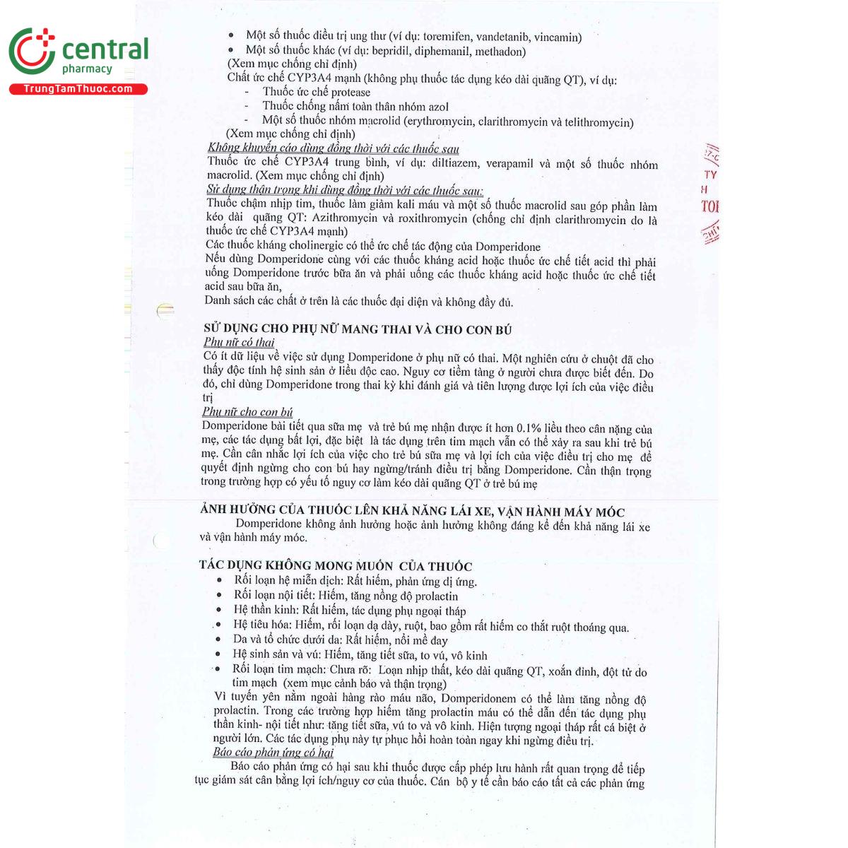 domidone 10mg 5 C1035