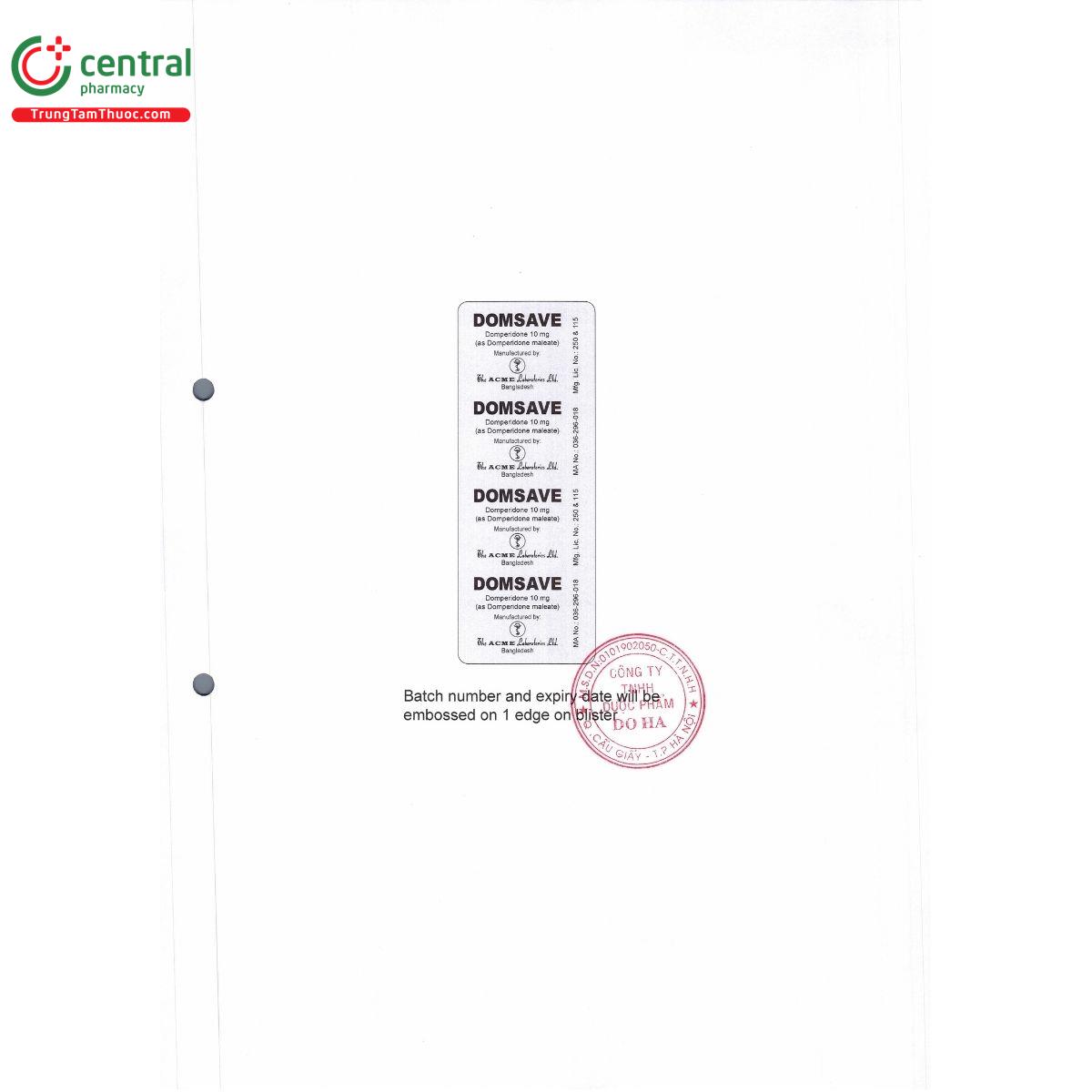 domsave 100mg 1 K4117