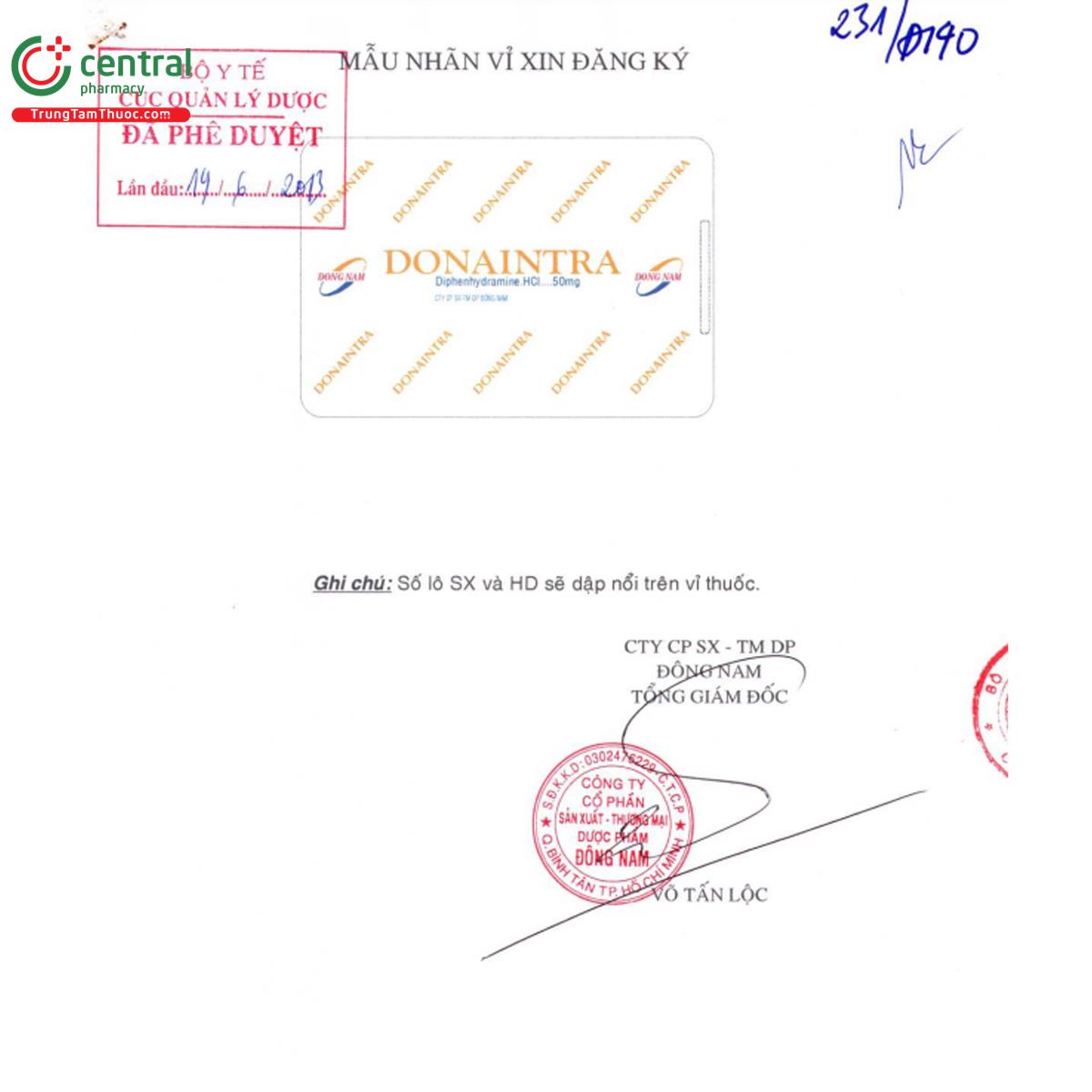 donaintra 50mg 3 K4866 donaintra 50mg 3 K4866