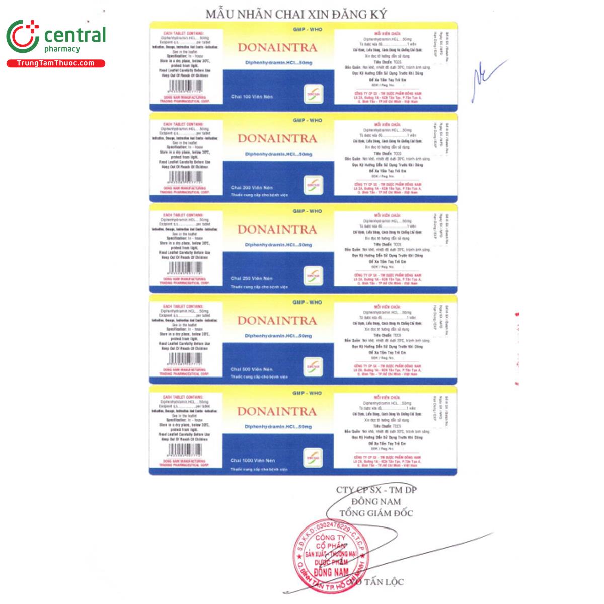 donaintra 50mg 4 B0240 donaintra 50mg 4 B0240