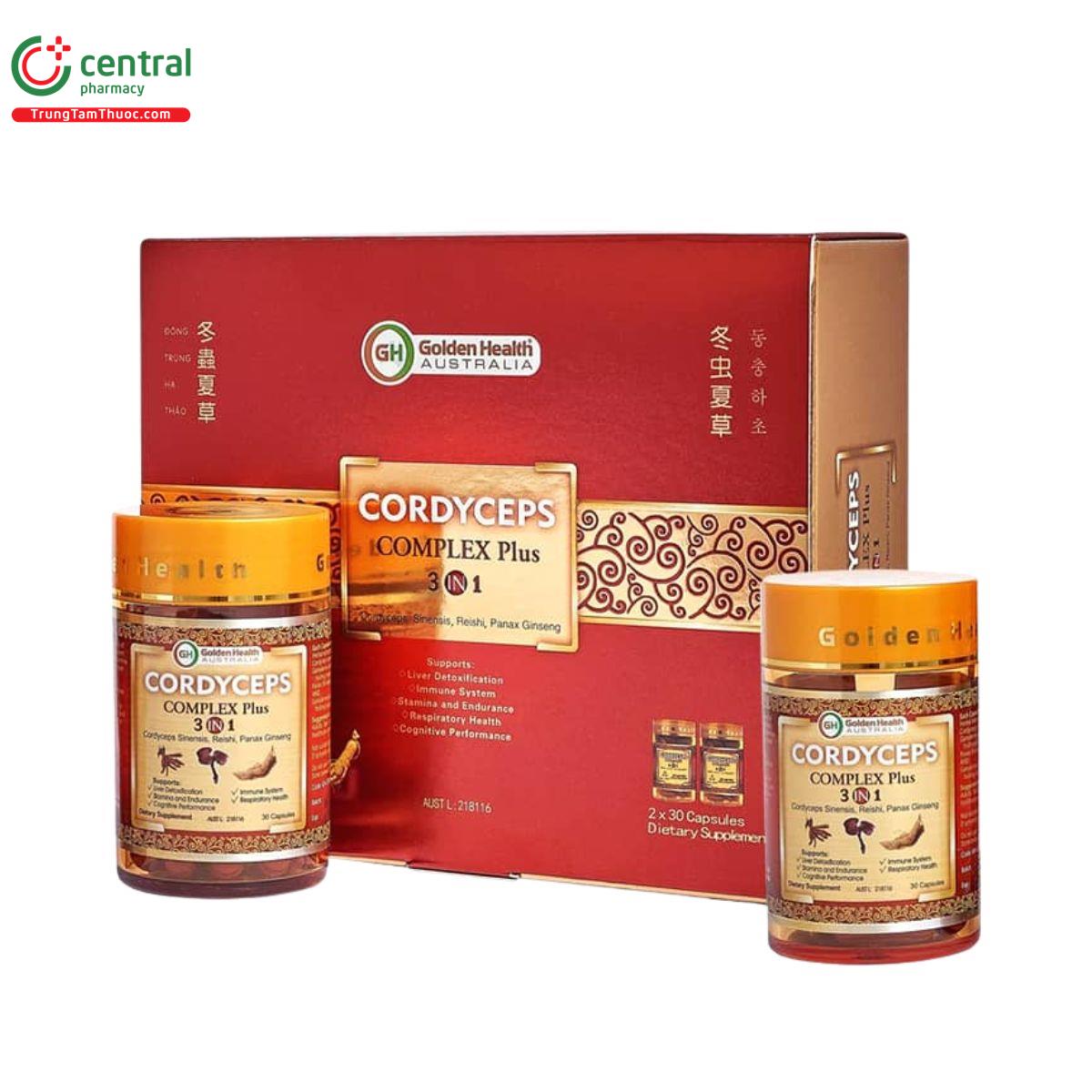dong trung ha thao golden health cordyceps complex plus 3 in 1 1 A0838