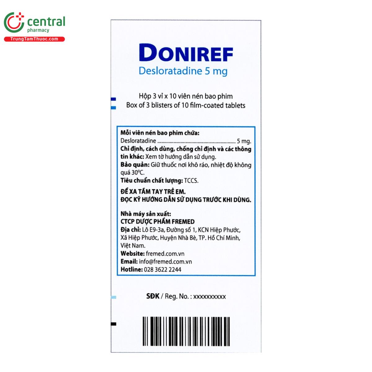 doniref 5mg 2 D1054