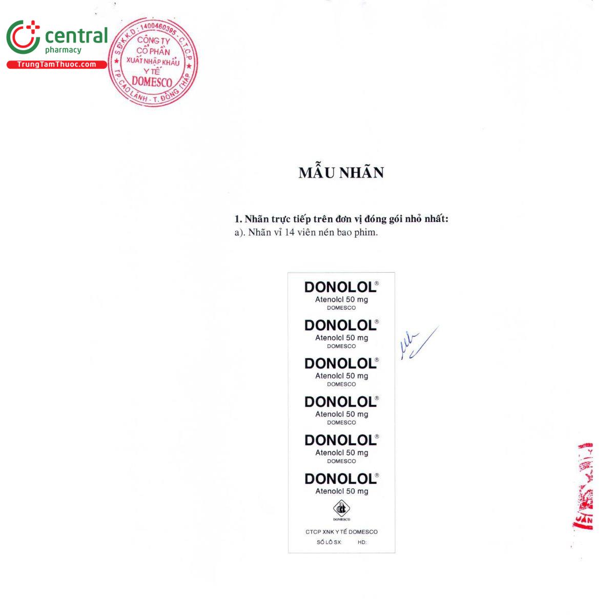 donolol 50mg 4 K4125 donolol 50mg 4 K4125
