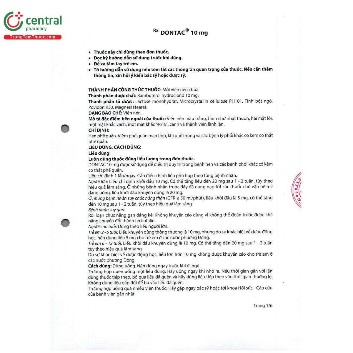 dontac 10mg 3 C1172 dontac 10mg 3 C1172