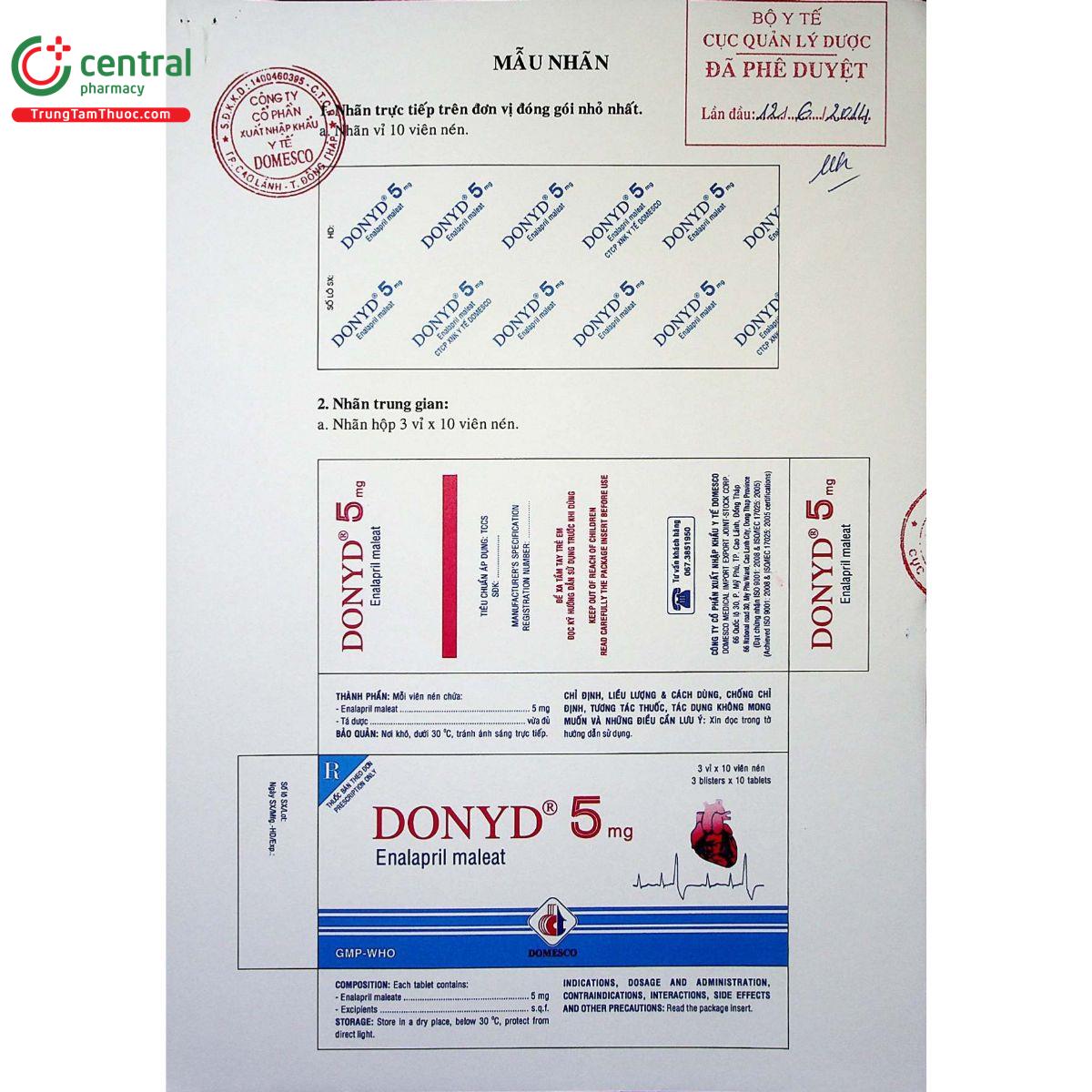 donyd 5mg 2 E1557 donyd 5mg 2 E1557