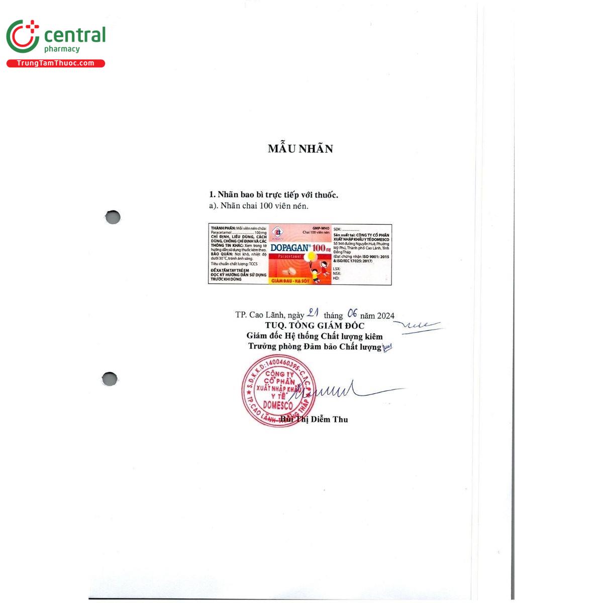 dopagan 100mg 2 P6821