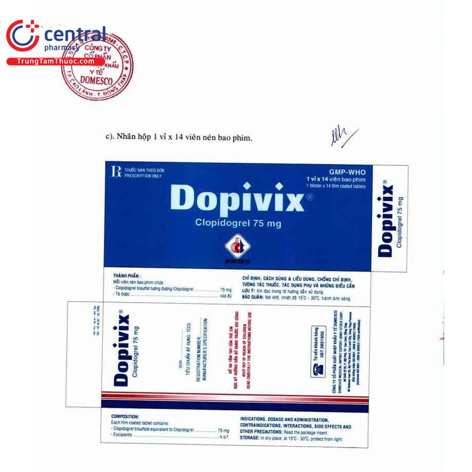 dopivix 75mg 2 H2746