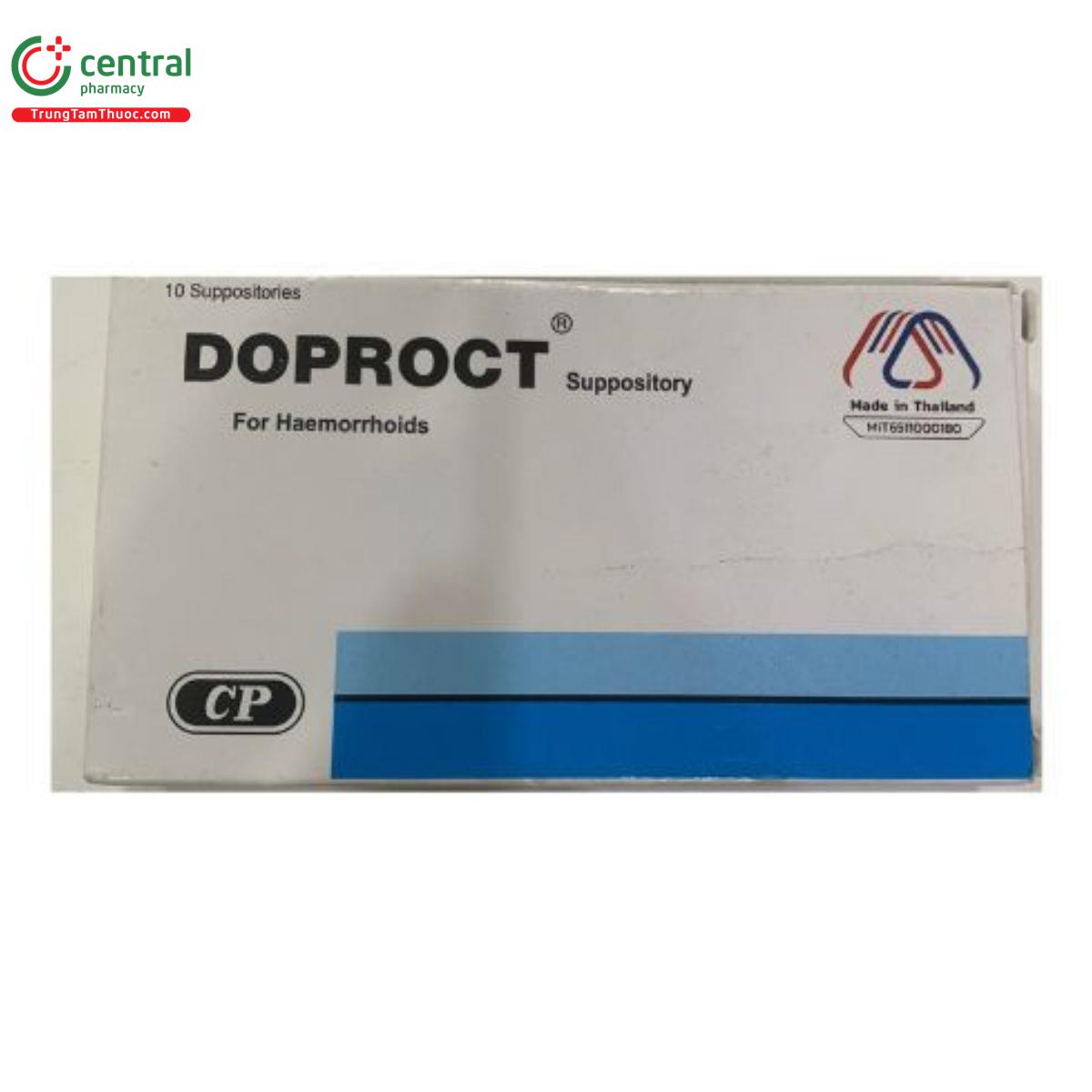 doproct suppository 1 O5837