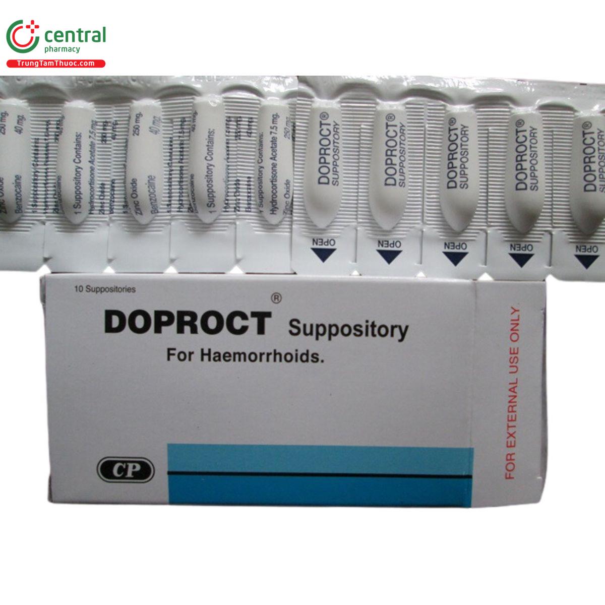 doproct suppository 4 D1444