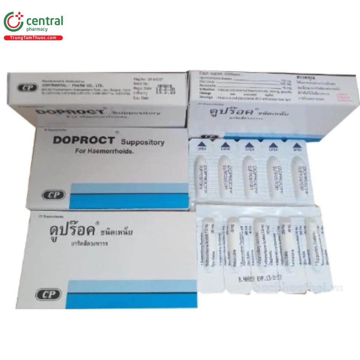 doproct suppository 6 P6643