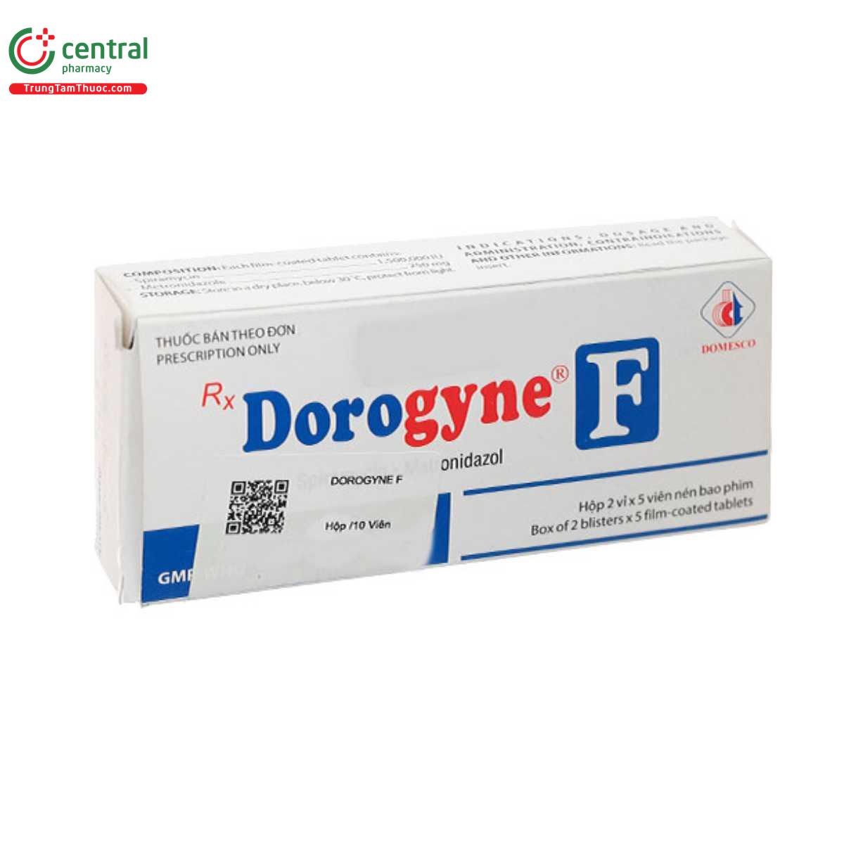 Goobgyne Rx Thuốc Dorogyne F trị nhiễm khuẩn răng miệng, áp xe răng giá bao nhiêu?