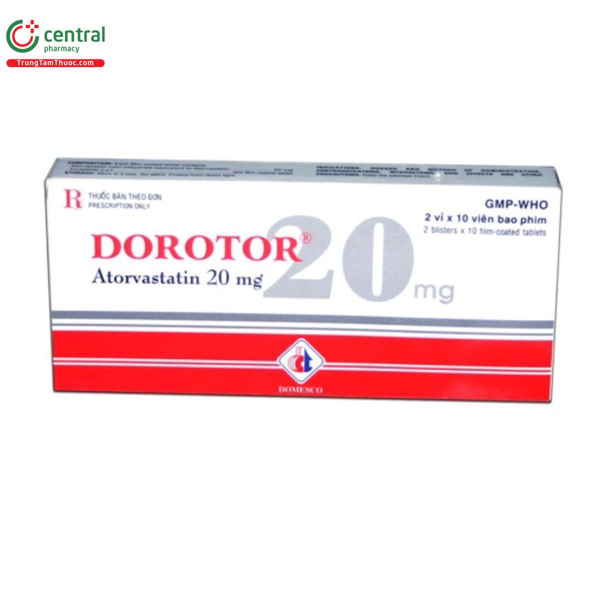 dorotor 20mg 3 E2781 dorotor 20mg 3 E2781