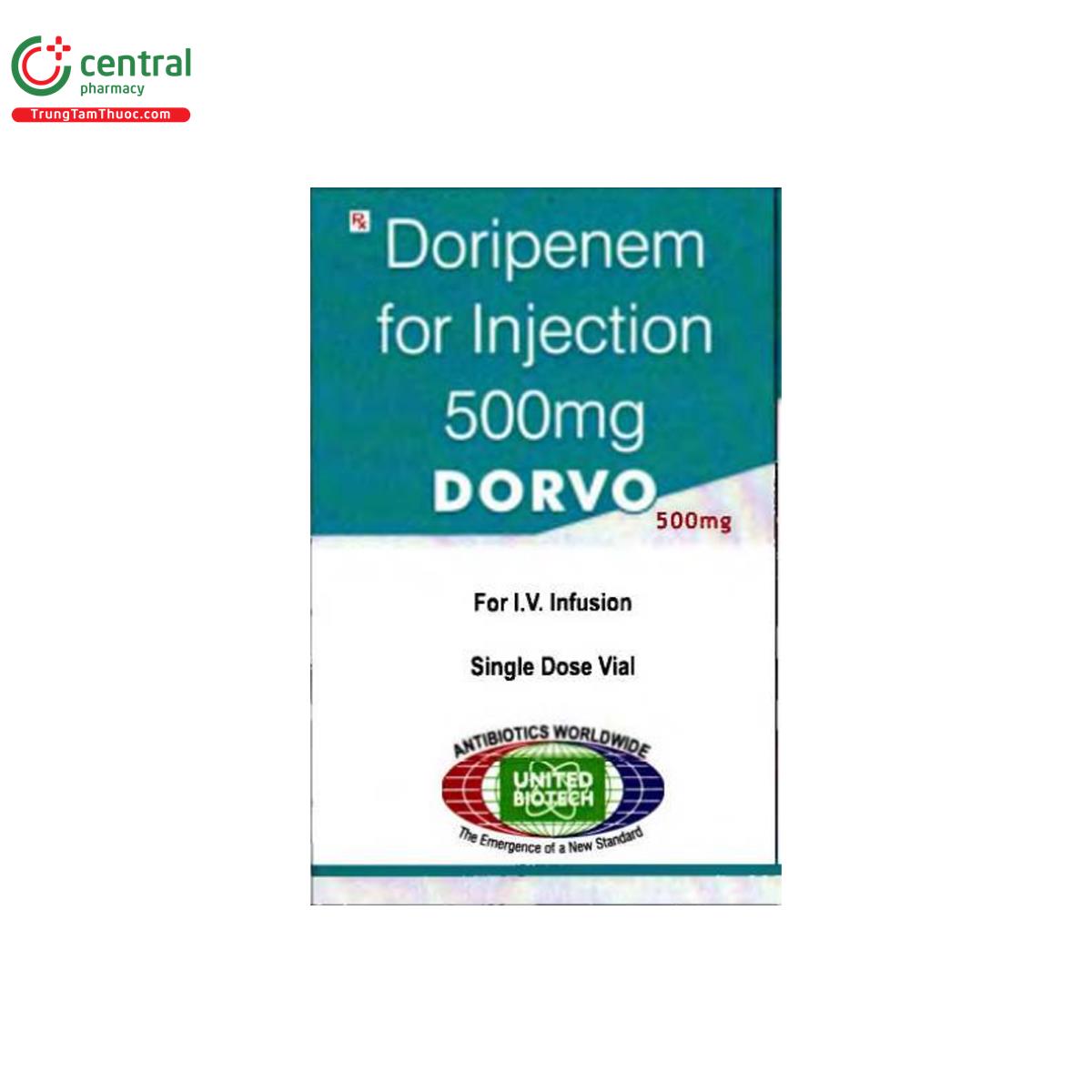 Thuốc Dorvo 500mg - Điều trị nhiễm khuẩn ở người trưởng thành