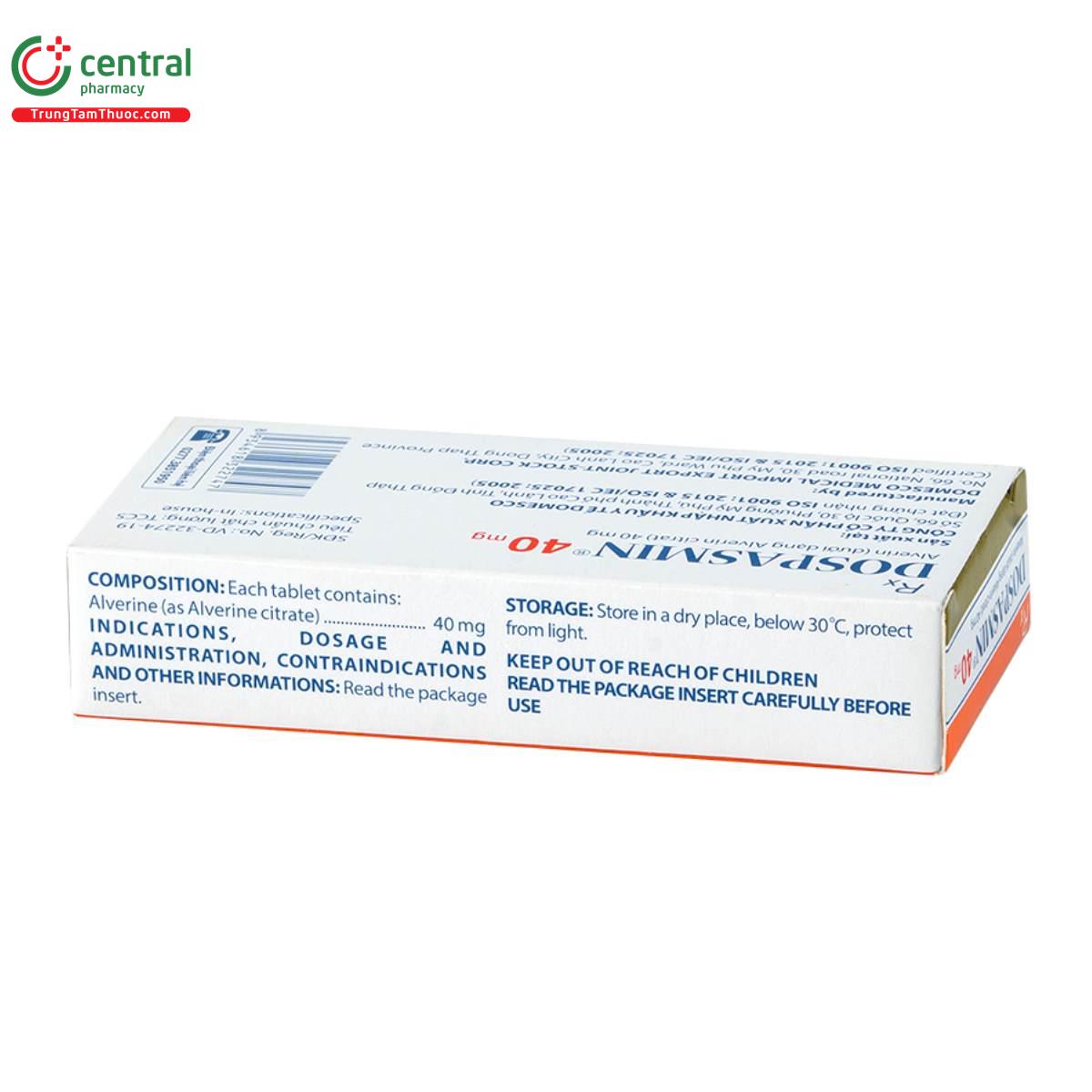 dospasmin 40mg 5 A0655