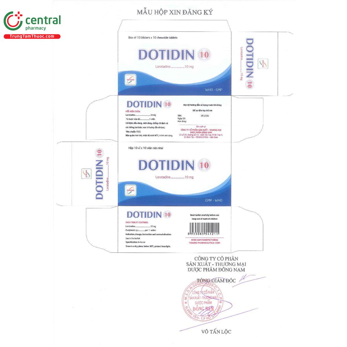 dotidin 10 2 I3705 dotidin 10 2 I3705