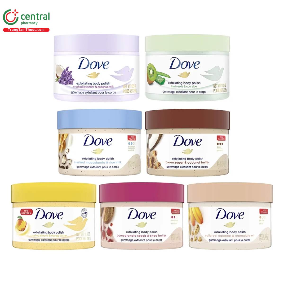 dove exfoliating body polish 298g 1 R7761