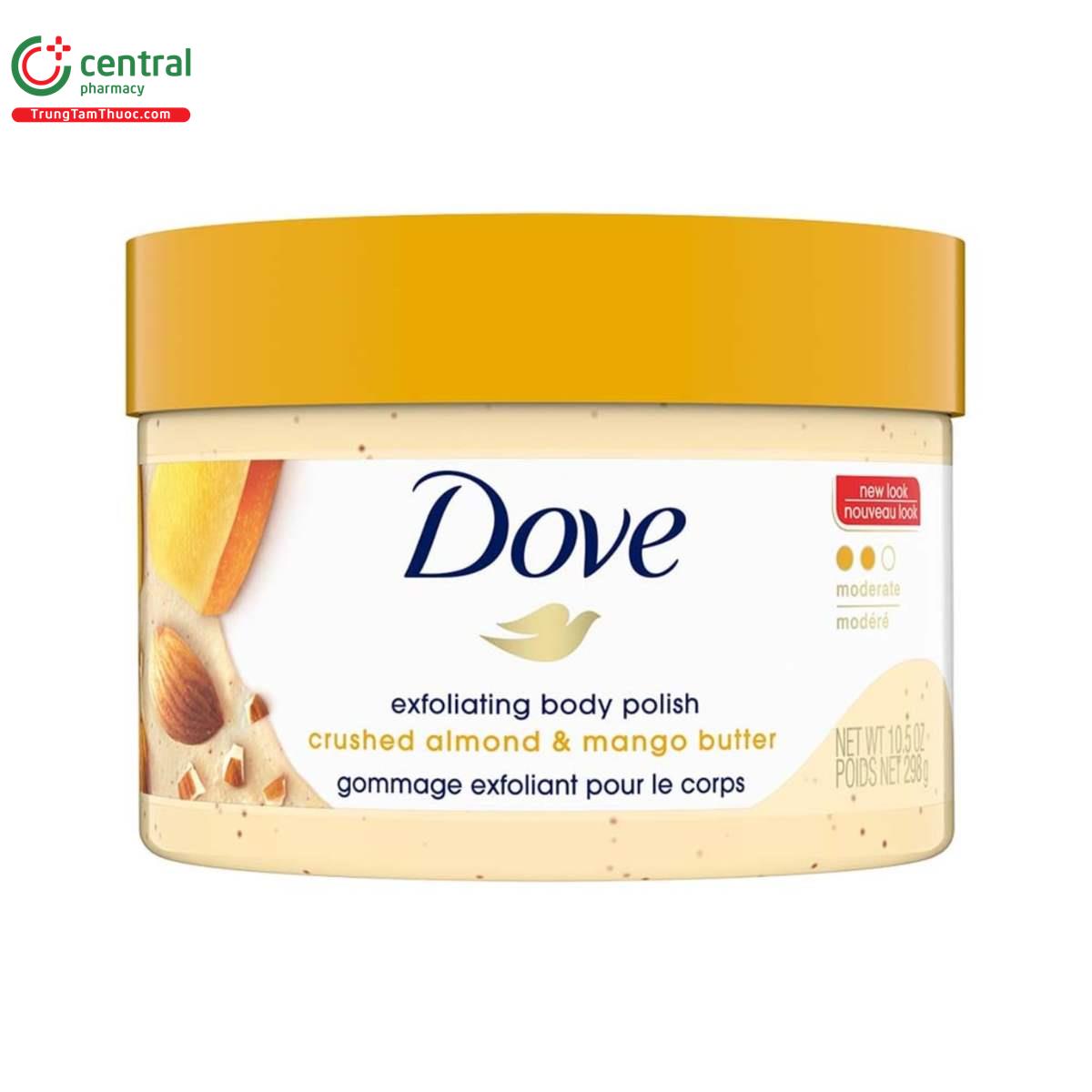 dove exfoliating body polish 298g 6 C0201