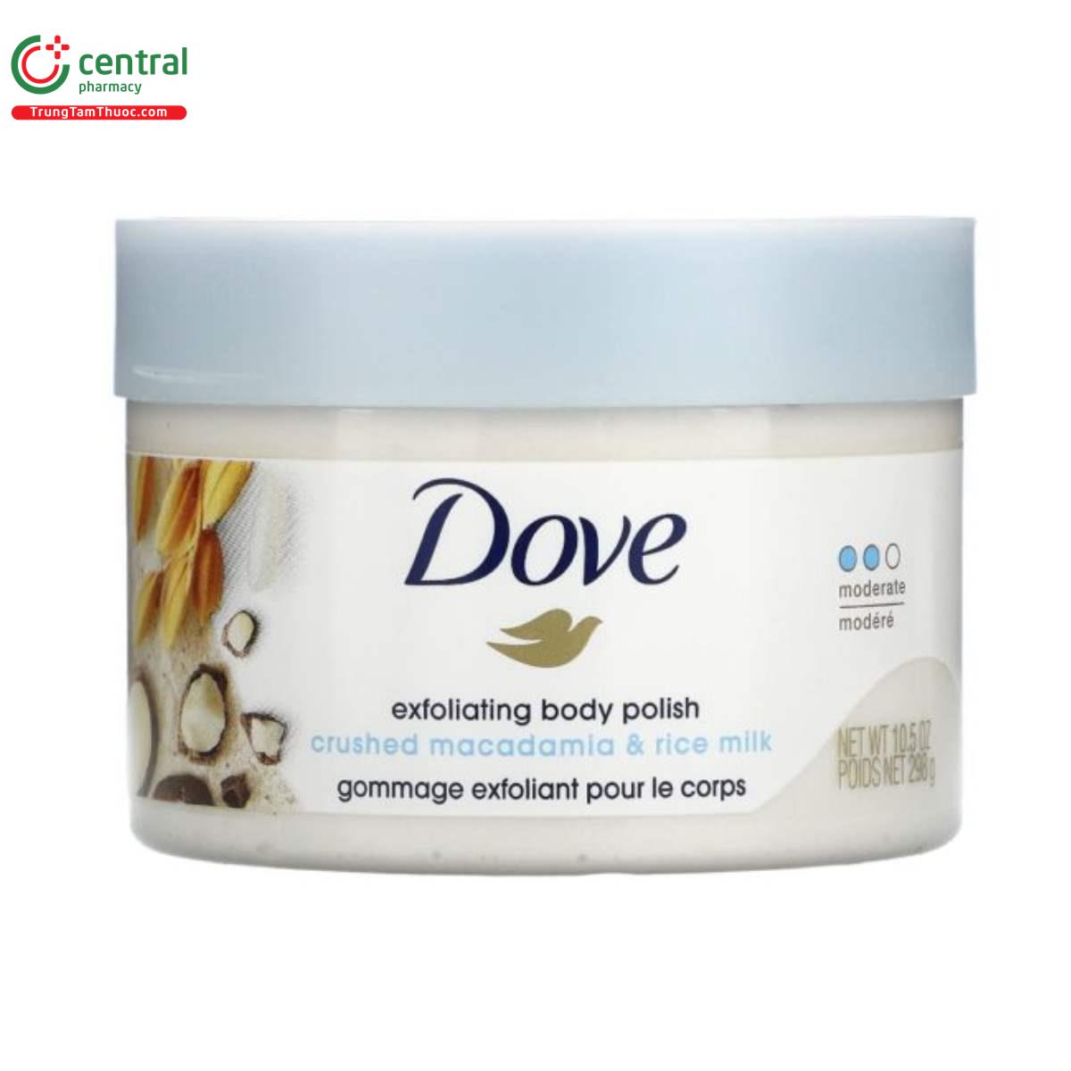 dove exfoliating body polish 298g 7 D1768