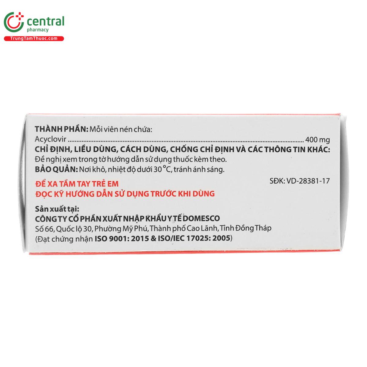dovirex 400mg 6 V8120 dovirex 400mg 6 V8120