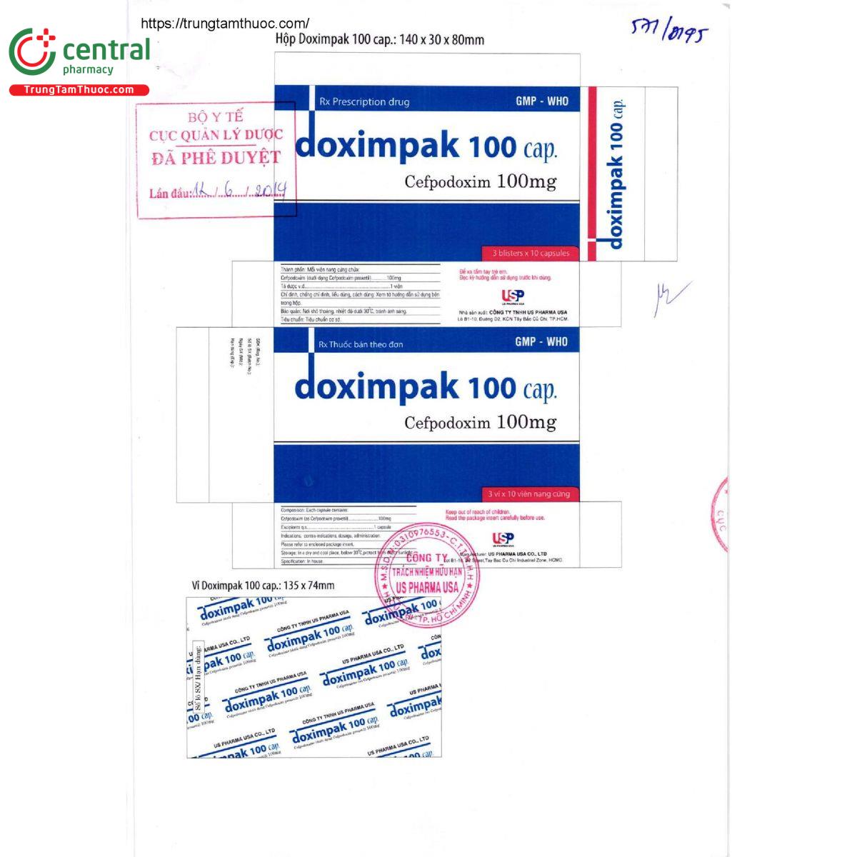 doximpak 100 4 T8420 doximpak 100 4 T8420