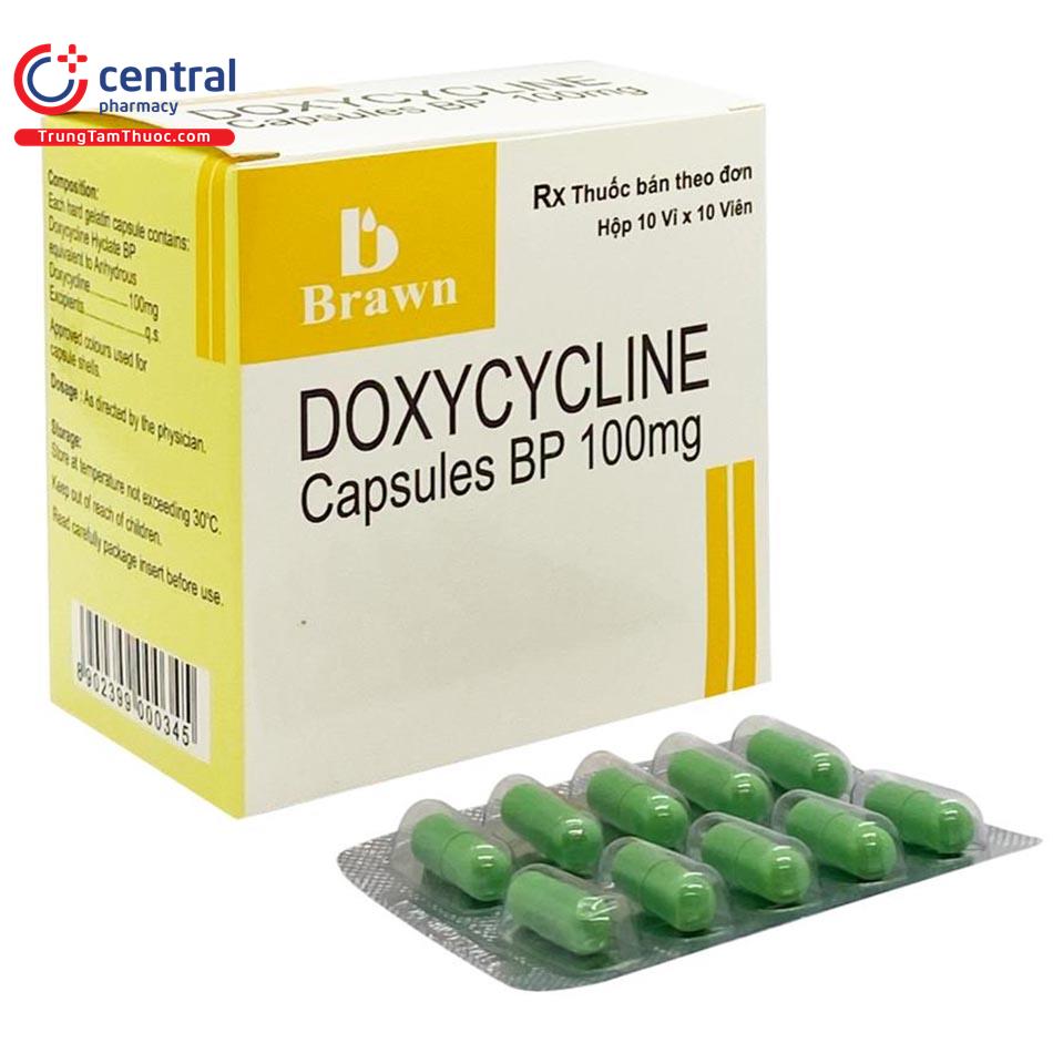 doxycycline capsules bp 100mg 1 K4612