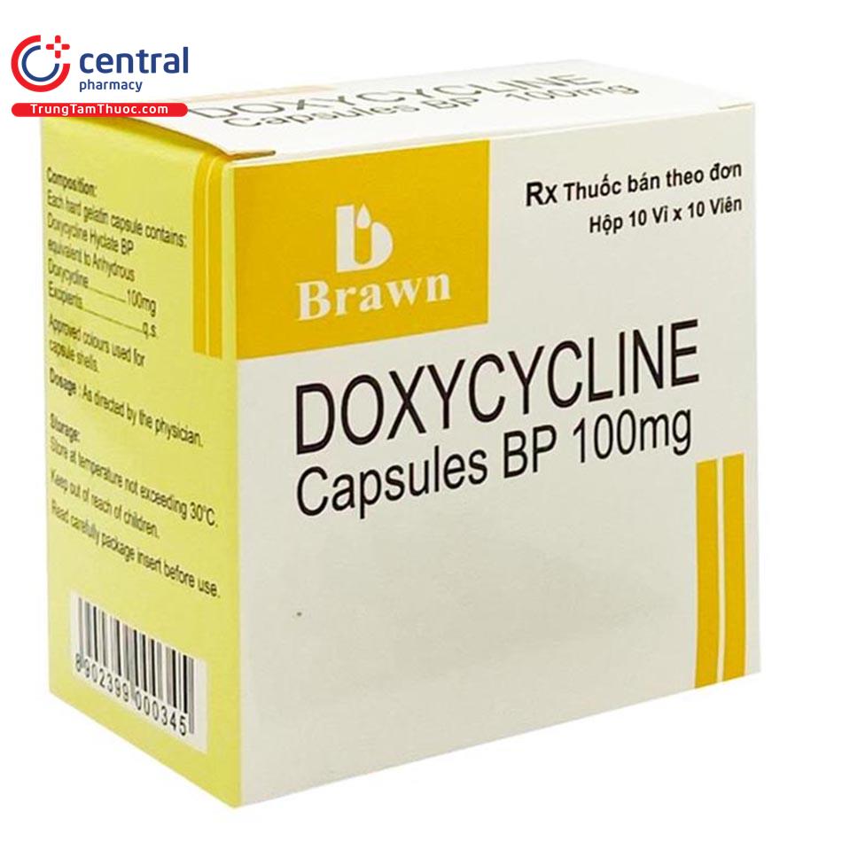 doxycycline capsules bp 100mg 7 F2346